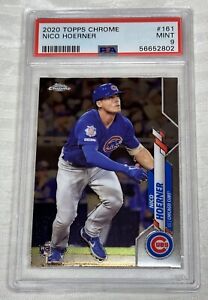 2020 Topps Chrome Nico Hoerner Rookie RC #161 PSA 9 Mint Cubs