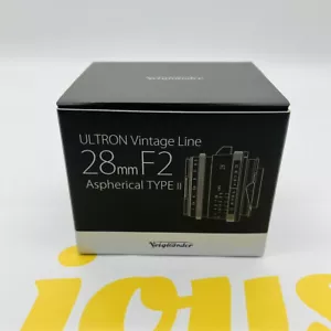 Voigtlander ULTRON Vintage Line 28mm F2 Aspherical Type II VM Wide Angle Lens JP - Picture 1 of 3