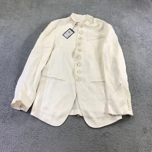 John Varvatos Collection Jacket Mens 48 Blazer Sports Coat Linen Casual $ 1898 - Picture 1 of 18