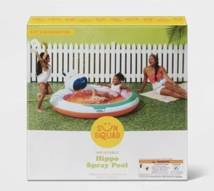 Hippo Spray Pool- Sun Squad 5 FT - Picture 1 of 3