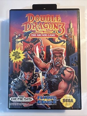 Double Dragon 3 III The Arcade Game (Sega Genesis) CIB Complete - NICE SHAPE - Image 1 of 4