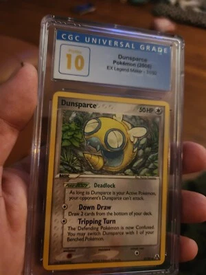(POP 7) CGC 10 PRISTINE Dunsparce 31/92 EX Legend Maker 2006 PSA  - Image 1 of 3