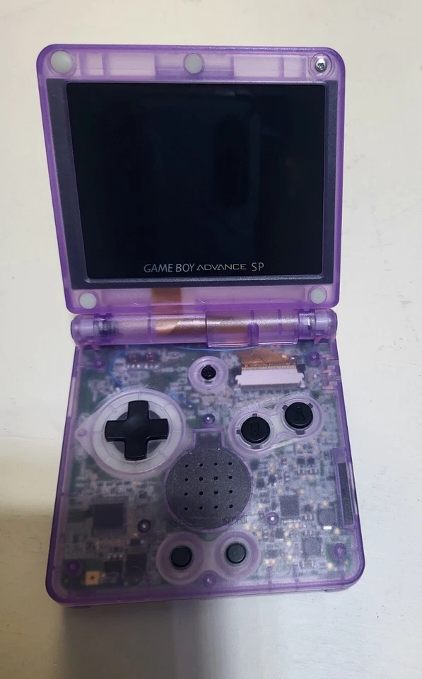 Nintendo Game Boy Advance SP Console   Backlit Screen   Shell G3D - Image 1 of 3