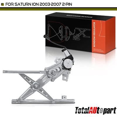 Window Regulator with Motor for Saturn Ion 2003-2007 Front Driver Left LH Side - Image 1 of 4