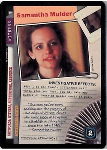 X-Files CCG Samantha Mulder XF96-0203v1 - Imagen 1 de 2