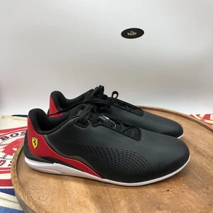 Zapatos para conducir PUMA para hombre Drift Cat Decima x Scuderia Ferrari negros rojos talla 9 - Imagen 1 de 7