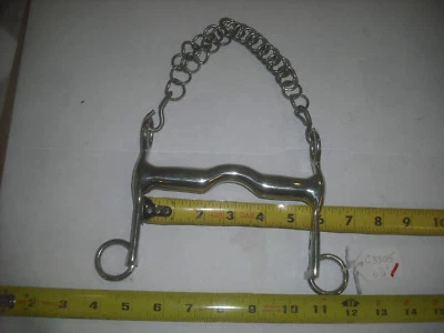 SMITH-WORTHINGTON New Stainless Steel Hollow Mouth Weymouth Bit Horse Tack Equine