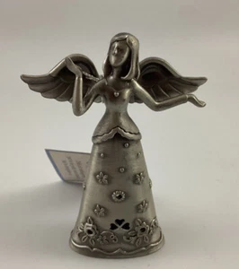 Faithful Angel of Courage Pewter Figurine by Ganz NWT-A Few Scuffs, Rest Is Good - Picture 1 of 9