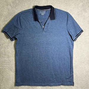 Polo Banana Republic San Francisco New York Label AZUL para hombre talla XL - Imagen 1 de 12