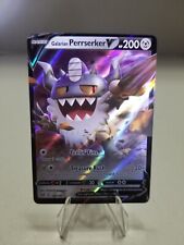 2022 Pokémon Galarian Perrserker V 129/196 Ultra Rare Holo Lost Origin TCG