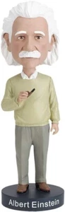 Royal Bobbles Albert Einstein Bobblehead figura realistica numero di serie unico - Foto 1 di 5