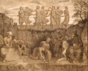 Impresión o lienzo - Sueño de fuego de Louis Janmot - Imagen 1 de 1