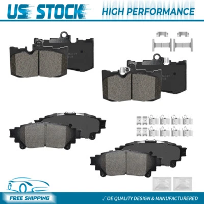 Kit de pastillas de freno delanteras traseras de cerámica para Lexus GS200t GS350 IS350 RC350 2013-2019 Foto 1 de 4