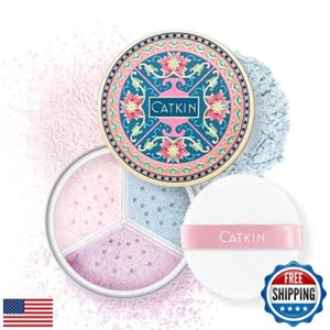 CATKIN Poreless Finish Loose Setting Powder Makeup, Translucent Matte Finishi - Picture 1 of 5