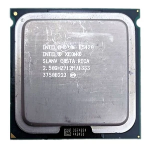 Intel Xeon E5420 2.50GHz Quad-Core 12MB LGA 771/Socket J Processor CPU SLANV - Picture 1 of 2