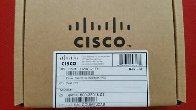 NEW HWIC-2FE 2 FE Port WAN Interface (We buy and sell Cisco) - Image 1 of 2
