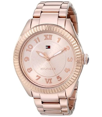 TOMMY HILFIGER ROSE GOLD DIAL ROSE GOLD ST. STEEL WOMEN'S WATCH 1781344 NEW - Image 1 of 4