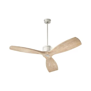 Satin Nickel 64"Ceiling Fan from the Lurus Collection - Picture 1 of 7