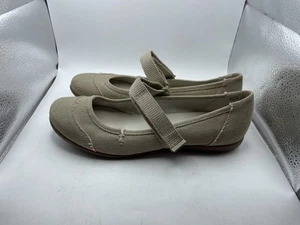 Palladium Women Size 8.5 M Tan Mary Jane Leather Shoes Flats - Picture 1 of 9