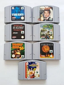 Nintendo 64 N64 7 Game Job Lot Bundle PAL Cartridges Only - Picture 1 of 6