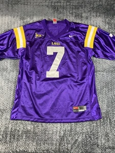 LSU Tigers Mens Vintage Tyrann Mathieu Sewn #7 Football Jersey Size 50 - Picture 1 of 8