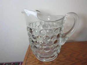 Vintage EAPG Westmoreland Thousand Eye Pitcher/Ice lip - Picture 1 of 7