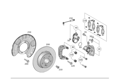 Genuine Mercedes-Benz Brake Disc Vented 166-423-06-00 - Image 1 of 2