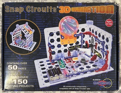 Used Elenco Snap Circuits 3D Illumination (SC3Di) electronics kit - Image 1 of 4