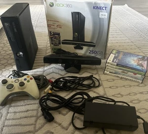XBOX 360 KINECT SYSTEM SPECIAL EDITION 250GB MIT BOX 5 SPIELE CONTROLLER getestet - Bild 1 von 19