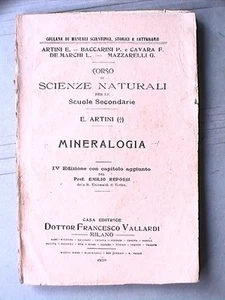 MINERALOGIE NATURWISSENSCHAFTLICHER KURS FÜR WEITERFÜHRENDE SCHULEN UND ARTINI 1929 LA - Bild 1 von 1