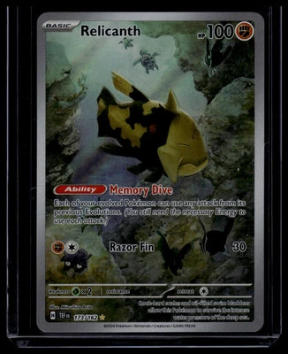 2024 SV05: Temporal Forces Relicanth #173/162 - Image 1 of 2