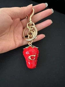 Moda Bolso Fresa Dije Llavero Resina y Metal Latón Llavero Adornado - Imagen 1 de 4