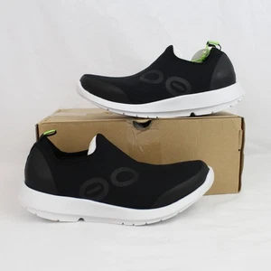 Oofos OOMG Sport Low Sneakers In White/Black (5075) -Women's US Size 9 - Picture 1 of 13