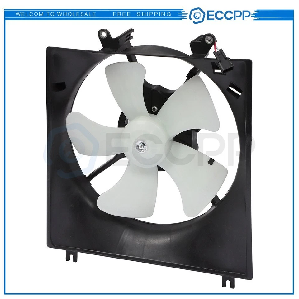 Radiator Cooling Fan Assembly For 1997 1998 1999 2000-2002 Mitsubishi Mirage Foto 1 de 4