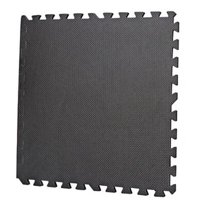 12 PIEZAS Puzzle Ejercicio Alfombrillas 24""×24"" Gimnasio Entrenamiento Fitness Yoga Mat Negro - Imagen 1 de 15