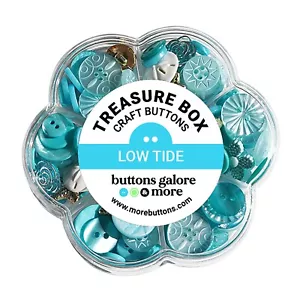 Buttons Galore Treasure Box-Low Tide - Picture 1 of 2