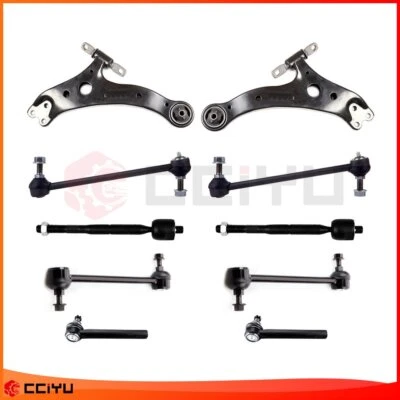 Set Of 10 For 2004-2007 Toyota Highlander Front Rear Control Arm And Ball Joint Foto 1 de 4