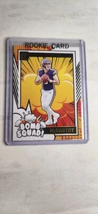 JJ MCCARTHY 2024 Donruss Bomb Squad Rookie RC #5 Minnesota Vikings🔥📈 - Picture 1 of 2