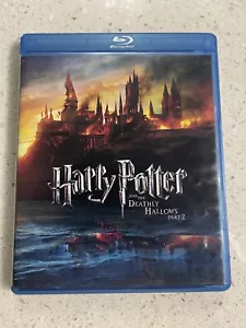 Harry Potter & Deathly Hallows Part 2 - 3 Disc Blu-Ray Set - Very Good - D7 - Picture 1 of 5