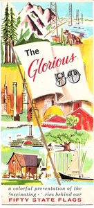 Folleto de la Mutua Estatal de América LOS GLORIOSOS 50 (Stories of Our 50 State Flags) - Imagen 1 de 4