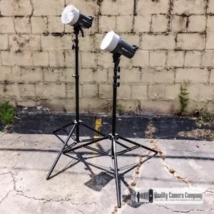 Elinchrom D-Lite-4 IT 400Ws 2-Light Studio Lighting Kit with Light Stands + Bags - Picture 1 of 12