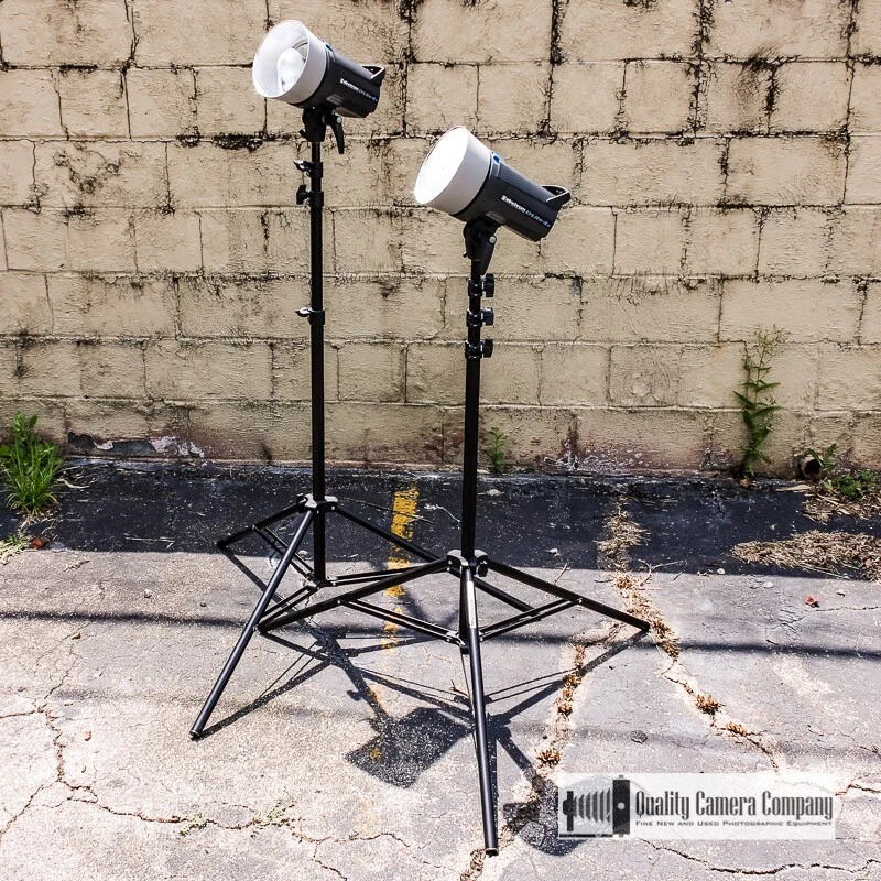 Elinchrom D-Lite-4 IT 400Ws 2-Light Studio Lighting Kit with Light Stands + Bags - Image 1 of 4