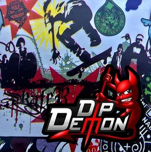 SKATEBOARD AUFKLEBER BOMBE HYDROGRAPHISCH WASSERTRANSFERFOLIE HYDRO DIP TAUCHEN - Bild 1 von 1