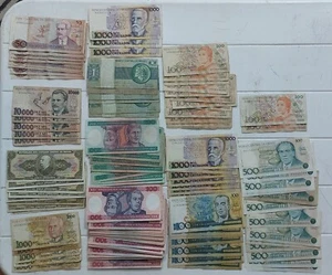 B) BRASIL BRASIL BRASIL - 139 x Billetes - Mix Lote Cruzeiros / Cruzados - Imagen 1 de 8
