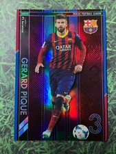 Panini Football League 2014 Gerard Pique FC Barcelona Refractor card PFL05