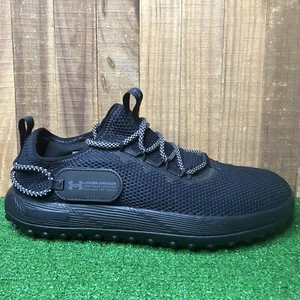 Under Armour Men's Fat Tire Black Athletic Running Shoe Sneaker Size 10 US - Picture 1 of 10