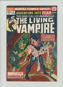 FEAR #21 MORBIUS The Living Vampire 1974 Marvel Comics VG/Fine condition - Picture 1 of 2