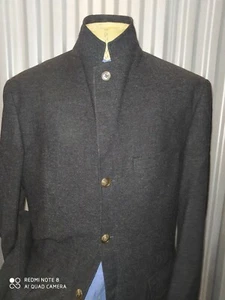 POLO Ralph Lauren M meliert grau Wolle Stretch Strick Jacke Blazer Sport Cardigan - Bild 1 von 7