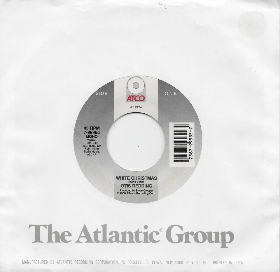 OTIS REDDING  White Christmas / Merry Christmas Baby 45 - Image 1 of 1