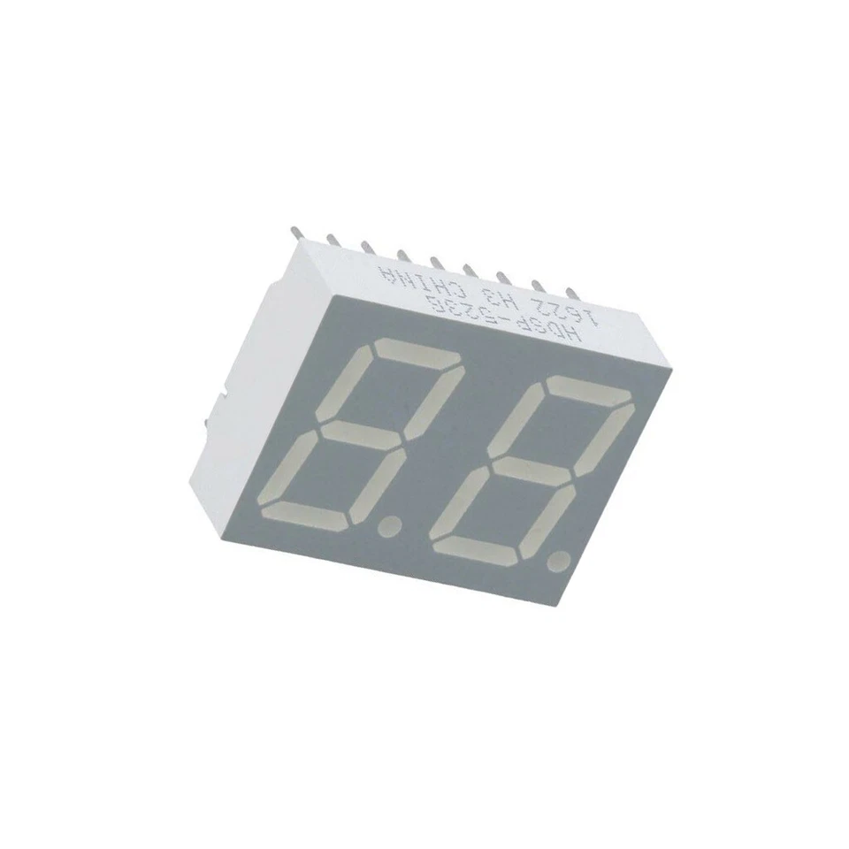 HDSP-523G Display: LED 7-segmentig 14,22mm 0,56" Anz.Z: 2 grün Kathode BROADCOM - Image 1 of 1